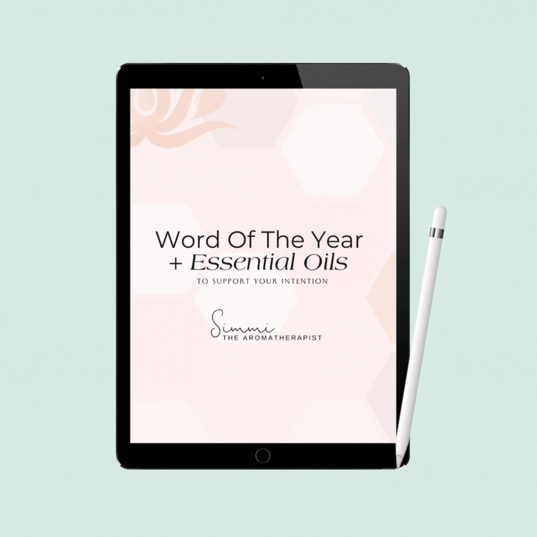 Word of the Year Free Download and Essential Oils for your goals